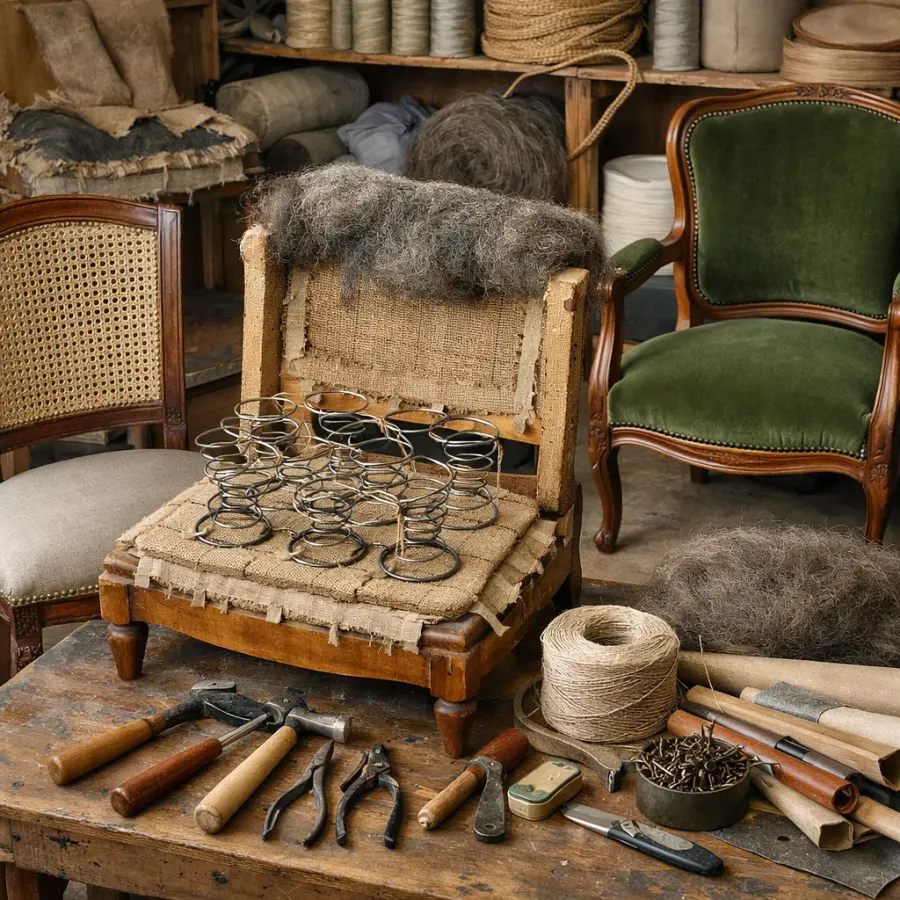 Cannage et paillage traditionnel à Paris